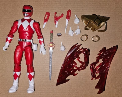 Power Rangers Lightning Collection Red Ranger Remastered Complete MMPR 30th - Image 1 of 4