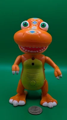 *TAL CUAL* Tren de dinosaurios 6” T-Rex FIGURA DE AMIGO JIM HENSON hablando interactivo 2010 Foto 1 de 4