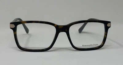 Ermenegildo Zegna EZ5009 052 棕色玳瑁眼镜。 55-16-145 全新 正品  — 第 1/3 张图片