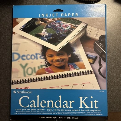 Strathmore Inkjet Calendar Kits  15 Sheets  8.5” x 11” Create Your Own - Image 1 of 3