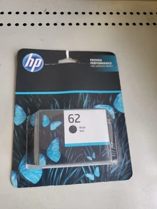 HP 62 Tintenpatrone Schwarz - Original OEM - Neu Versiegelt - Schneller Versand! exp - 7/23 - Bild 1 von 2