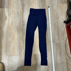 Leggings Lululemon para mujer 4 azul marino Wunder bajo tiro alto absorbente de yoga *LEER - Imagen 1 de 13