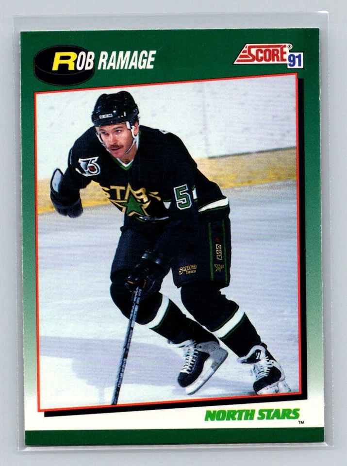 1991-92 Score Rookie and Traded #23T Rob Ramage Minnesota North Stars - Image 1 of 2