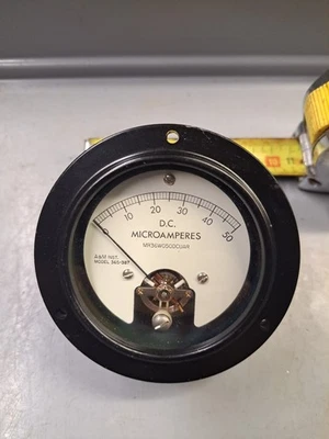 Manomètre  Ampèremètre Marine Nationale  - Photo 1/4