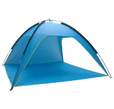 Barraca de praia abrigo sombra sol para 3-4 pessoas proteção UV portátil fácil configuração - Imagem 1 de 4