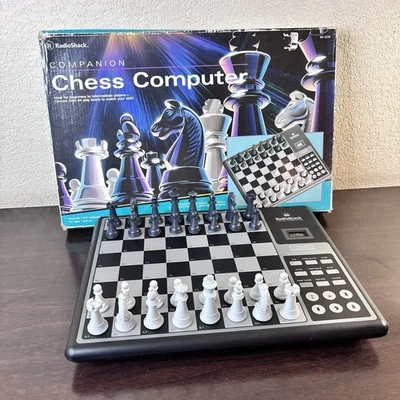 (NICE) VTG Chess Companion Computer Radio Shack 60-2216 Tested & Complete W/ Box - Image 1 of 4
