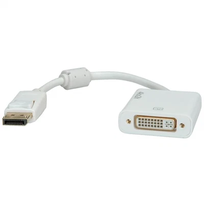 DisplayPort-DVI Adapter, DP Stecker-DVI Buchse - 3840 x 2160 @30Hz (4K, Full HD) - Bild 1 von 2