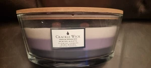 Crackle Wick Oval Kerze 485g WINTERNÄCHTE - Bild 1 von 2