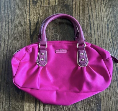 Mini bolso vintage Victoria Secret rosa intenso Foto 1 de 3