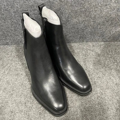 Bota de tornozelo feminina FRANCO SARTO Dalden tamanho EUA 10 M preta - Imagem 1 de 4