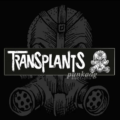 The Transplants Black Logo Bumper Punk Band Travis Barker Blink 182 Rancid Skate