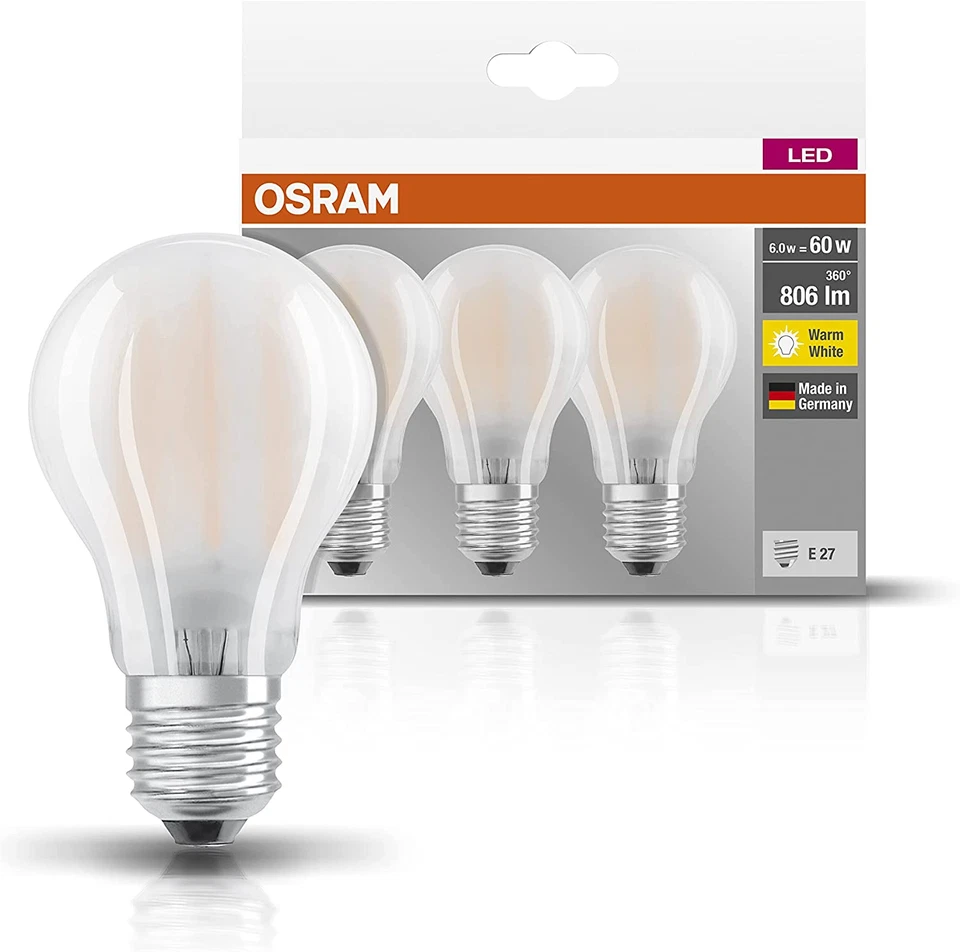 Osram LED (monocolore) Classe energetica a (a - E) E27 forma tradizionale 7