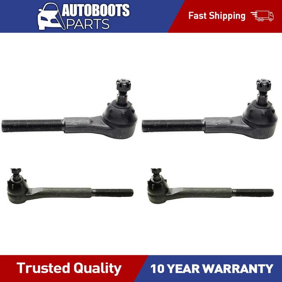 Extremo de varilla de amarre delantero interior y exterior Mevotech 4 piezas para Pontiac Firebird 1968 Foto 1 de 4