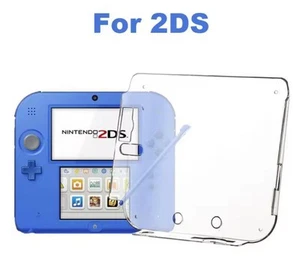 Clear Crystal Protective Case Cover Hard Shell Skin for 2DS Nintendo Case 1pc - Picture 1 of 3