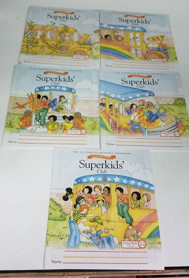 The Superkids Reading Program © 2017 Grade K, 2nd Semester Student Books-5 books - Image 1 of 4