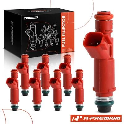 Inyector de combustible rojo 8 piezas para Ford F-250 F-350 Super Duty 2011 F-150 2010 V8 6,2 L Foto 1 de 4