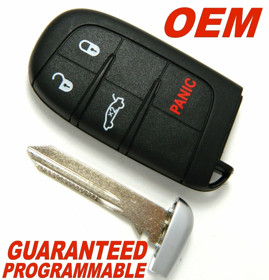 OEM 2015-2017 CHRYSLER 200 4 BOTONES MANDO A DISTANCIA LLAVERO INTELIGENTE 68155686 M3M 40821302 Foto 1 de 4