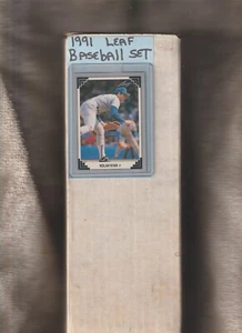 1991 LEAF BASEBALL COMPLETE 528-CARD HAND COLLATED SET WITH NOLAN RYAN, OTHERS - Picture 1 of 1
