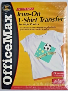 Transferencias de camisetas OfficeMax Iron-On - Estrellas de fútbol - Paquete de 25 - Imagen 1 de 2