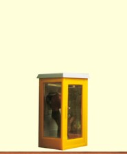 BRAWA 5441 H0 Telefonzelle gelb #63648