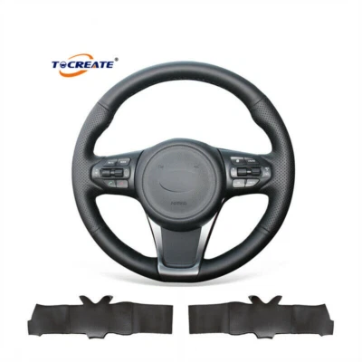 Cubierta de volante de cuero artificial para Kia Sorento 2016-2018 Sedona #C031 Foto 1 de 4