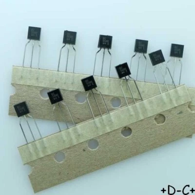 BC558B Transistor PNP 30V 100mA TO-92 Diotec RoHS (lot de 10)