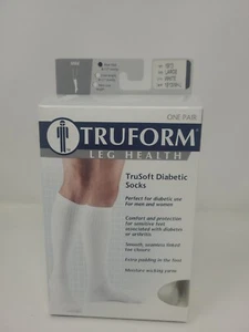 TRUFORM Leg Health TruSoft Diabetikersocken - schwarz #1913 Large neu - Bild 1 von 3