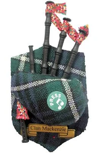 Mackenzie Clan schottischer musikalischer Dudelsack Kühlschrankmagnet Sound Scotland the Brave - Bild 1 von 2
