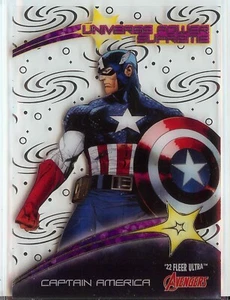 2022 Fleer Ultra Marvel Avengers Universum Power Card #UPS-6 Captain America - Bild 1 von 2