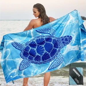 (180 X 80 Cm, Grande Telo Da Spiaggia, per Sport, Viaggi, Yoga, Campeggio, Spiag - Foto 1 di 12