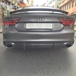 PAR 2.5" en AUDI RS LOOK punta de escape de acero inoxidable ovalada para A7 A6 A5 TT - Imagen 1 de 9