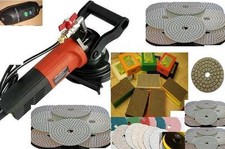 Wet Grinder Concrete Sander Granite Diamond Hand Polishing Pad glass abrasive