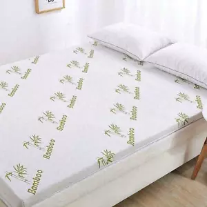 Bamboo 4CM, 2CM Topper Luxury Quality Cosy Bed Mattress Ultra-Soft or Pillow - Picture 1 of 6