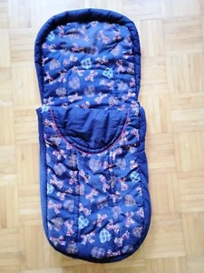 Teutonia Fußsack für Kinderwagen blau gemustert - Bild 1 von 6