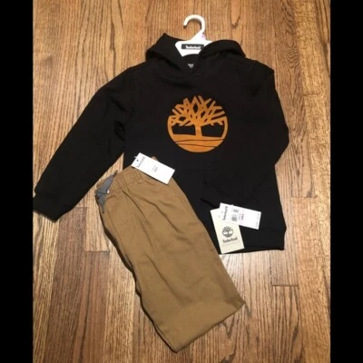 NUEVO CON ETIQUETAS, sudadera y pantalones Timberland para niños, talla 6 Foto 1 de 4