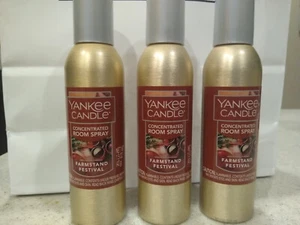 *NEW* 3 Yankee Candle Farmstand Festival Concentrated Room Spray *FREE SHIPPING* - Picture 1 of 1