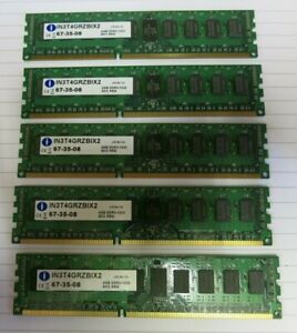 Integral IN3T4GRZBIX2 20GB (5x4GB) PC3-10600 DDR3 ECC CL9 240P Server Memory RAM