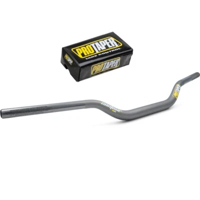 PRO TAPER 1-1/8" CONTOUR ATV MID BEND PLATINUM HANDLEBARS MX MOTORCYCLE DIRTBIKE - Image 1 of 2
