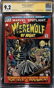 MARVEL SPOTLIGHT #4 CGC 9.2 WP SS Gerry Conway 1° BUCK COWAN + THE DARKHOLD - Foto 1 di 2