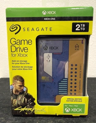 NEW - Seagate XBOX Game Drive 2TB Portable HDD-CyberPunk 2077 Special Edition - Image 1 of 4