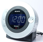 Sony Dream Machine ICF-CD3iP FM/AM Clock Radio w/ CD Player + iPhone Dock WORKS