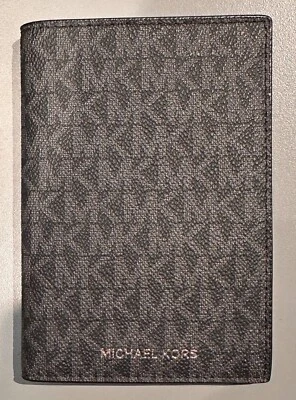 Michael Kors Jet Set MK LOGO Pasaporte de Viaje Portatarjetas Estuche y MK Bolsa de Regalo Foto 1 de 4