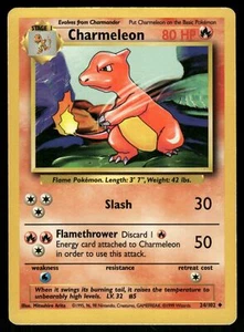 Charmeleon HP 024/102 Base Set Pokemon Card - Imagen 1 de 2
