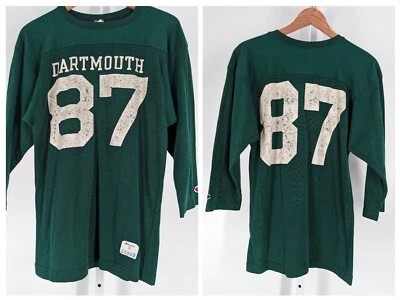 Camiseta deportiva de fútbol vintage de campeón de la Universidad de Dartmouth Ivy League pequeña Foto 1 de 4