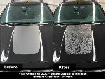CRUX MOTORSPORTS TOPO MAP HOOD OVERLAY FOR 20-25 SUBARU OUTBACK WILDERNESS - Image 1 of 3