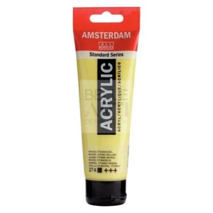 TUBO COLOR ACRÍLICO 274 GIALLO NICHEL T AMSTERDAM "ACRÍLICO" DA 120ML - Imagen 1 de 4