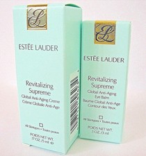 Estée Lauder Revitalizing Supreme Global Face Cream 5ml + Eye Balm 3ml - Bnib