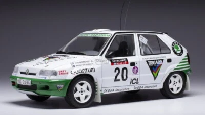 MODELLINO AUTO STATICO IXO SKODA FELICIA KIT CAR #20 RAC RALLY 1995 SCALA 1/18 - Immagine 1 di 4