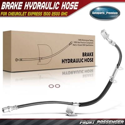 Manguera hidráulica de freno delantero derecho para Chevrolet Express 1500 2500 GMC Savana 1500 Foto 1 de 4