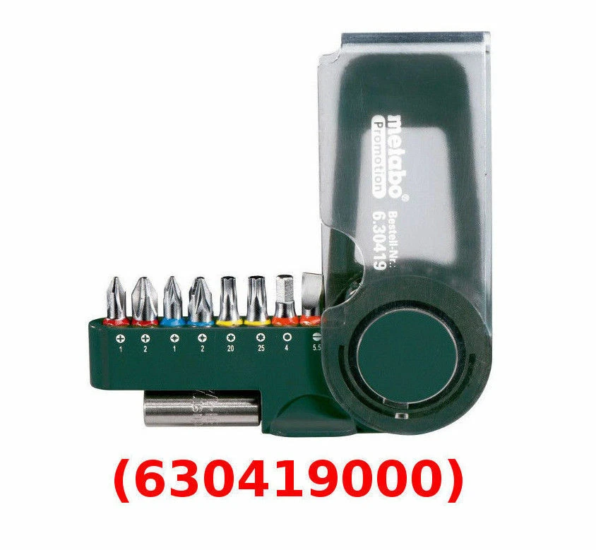 Metabo Bitbox Bitset Bitsortiment Bits PH PZ Torx  "SP", 9-teilig (630419000) - Bild 1 von 1